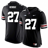 Ohio State Buckeyes 27 Eddie George Black Nike College Football Jersey Dzhi,baseball caps,new era cap wholesale,wholesale hats
